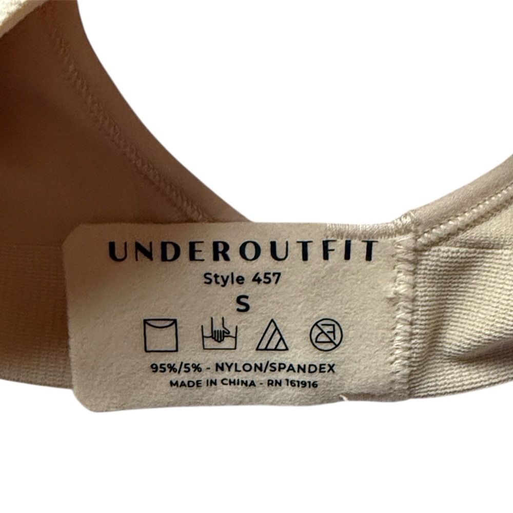 Underoutfit 457 THE COMFORT SHAPING BRA in Sand, Small, NWT - Picture 7 of 8